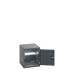 40018110 - Armoire CUBIO SMF-566-11 - Avec Portes Perfo et 1 Tablette - LxPxH 525x650x600mm - Full Gris Anthracite RAL 7016 40018110 - Armoire CUBIO SMF-566-11 - Avec Portes Perfo et 1 Tablette - LxPxH 525x650x600mm - Full Gris Anthracite RAL 7016