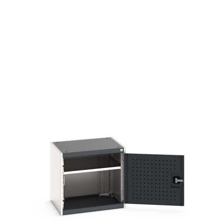 40011060 - Armoire CUBIO SMF-656-11 - Avec Portes Perfo et 1 Tablette - LxPxH 650x525x600mm - Gris Anthracite RAL 7016 40011060 - Armoire CUBIO SMF-656-11 - Avec Portes Perfo et 1 Tablette - LxPxH 650x525x600mm - Gris Anthracite RAL 7016