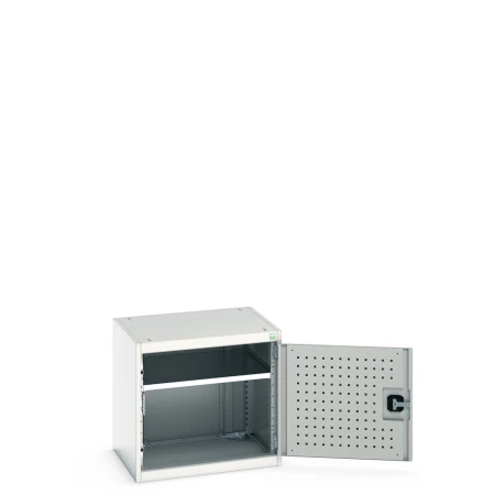 40011060 - Armoire CUBIO SMF-656-11 - Avec Portes Perfo et 1 Tablette - LxPxH 650x525x600mm - Gris Clair RAL 7035 40011060 - Armoire CUBIO SMF-656-11 - Avec Portes Perfo et 1 Tablette - LxPxH 650x525x600mm - Gris Clair RAL 7035