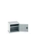 40019118 - Armoire CUBIO SMF-666-11 - Avec Portes Perfo et 1 Tablette - LxPxH 650x650x600mm - Gris Clair RAL 7035 40019118 - Armoire CUBIO SMF-666-11 - Avec Portes Perfo et 1 Tablette - LxPxH 650x650x600mm - Gris Clair RAL 7035