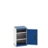 40010097 - Armoire CUBIO SMF-558-11 - Avec Portes Perfo et 2 Tablettes - LxPxH 525x525x800mm - Bleu Gentiane RAL 5010 40010097 - Armoire CUBIO SMF-558-11 - Avec Portes Perfo et 2 Tablettes - LxPxH 525x525x800mm - Bleu Gentiane RAL 5010