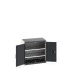 40012077 - Armoire CUBIO SMF-858-11 - Avec Portes Perfo et 2 Tablettes - LxPxH 800x525x800mm - Gris Anthracite RAL 7016 40012077 - Armoire CUBIO SMF-858-11 - Avec Portes Perfo et 2 Tablettes - LxPxH 800x525x800mm - Gris Anthracite RAL 7016