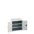 40020110 - Armoire CUBIO SMF-868-11 - Avec Portes Perfo et 2 Tablettes - LxPxH 800x650x800mm - Gris Clair RAL 7035 40020110 - Armoire CUBIO SMF-868-11 - Avec Portes Perfo et 2 Tablettes - LxPxH 800x650x800mm - Gris Clair RAL 7035