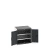 40028099 - Armoire CUBIOS SMF-878-11 - Avec Portes Perfo et 2 Tablettes - LxPxH 800x750x800mm - Gris Anthracite RAL 7016 40028099 - Armoire CUBIOS SMF-878-11 - Avec Portes Perfo et 2 Tablettes - LxPxH 800x750x800mm - Gris Anthracite RAL 7016