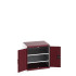 40028099 - Armoire CUBIOS SMF-878-11 - Avec Portes Perfo et 2 Tablettes - LxPxH 800x750x800mm - Rouge Pourpre RAL 3004 40028099 - Armoire CUBIOS SMF-878-11 - Avec Portes Perfo et 2 Tablettes - LxPxH 800x750x800mm - Rouge Pourpre RAL 3004