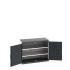 40013046 - Armoire CUBIO SMF-1058-11 - Avec Portes Perfo et 2 Tablettes - LxPxH 1050x525x800mm - Gris Anthracite RAL 7016 40013046 - Armoire CUBIO SMF-1058-11 - Avec Portes Perfo et 2 Tablettes - LxPxH 1050x525x800mm - Gris Anthracite RAL 7016