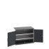 40021094 - Armoire CUBIO SMF-1068-11 - Avec Portes Perfo et 2 Tablettes - LxPxH 1050x650x800mm - Gris Anthracite RAL 7016 40021094 - Armoire CUBIO SMF-1068-11 - Avec Portes Perfo et 2 Tablettes - LxPxH 1050x650x800mm - Gris Anthracite RAL 7016