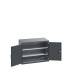 40021094 - Armoire CUBIO SMF-1068-11 - Avec Portes Perfo et 2 Tablettes - LxPxH 1050x650x800mm - Full Gris Anthracite RAL 7016 40021094 - Armoire CUBIO SMF-1068-11 - Avec Portes Perfo et 2 Tablettes - LxPxH 1050x650x800mm - Full Gris Anthracite RAL 7016