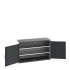 40014046 - Armoire CUBIO SMF-1358-11 - Avec Portes Perfo et 2 Tablettes - LxPxH 1300x525x800mm - Gris Anthracite RAL 7016 40014046 - Armoire CUBIO SMF-1358-11 - Avec Portes Perfo et 2 Tablettes - LxPxH 1300x525x800mm - Gris Anthracite RAL 7016