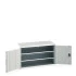 40022046 - Armoire CUBIO SMF-1368-11 - Avec Portes Perfo et 2 Tablettes - LxPxH 1300x650x800mm - Gris Clair RAL 7035 40022046 - Armoire CUBIO SMF-1368-11 - Avec Portes Perfo et 2 Tablettes - LxPxH 1300x650x800mm - Gris Clair RAL 7035