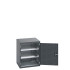 40019120 - Armoire CUBIO MF-668-11 - Avec Portes Perfo et 2 Tablettes - LxPxH 650x650x800mm - Full Gris Anthracite RAL 7016 40019120 - Armoire CUBIO MF-668-11 - Avec Portes Perfo et 2 Tablettes - LxPxH 650x650x800mm - Full Gris Anthracite RAL 7016