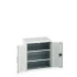 40020144 - Armoire CUBIO SMF-869-11 - Avec Portes Perfo et 2 Tablettes - LxPxH 800x650x900mm - Gris Clair RAL 7035 40020144 - Armoire CUBIO SMF-869-11 - Avec Portes Perfo et 2 Tablettes - LxPxH 800x650x900mm - Gris Clair RAL 7035