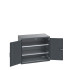 40021205 - Armoire CUBIO SMF-1069-11 - Avec Portes Perfo et 2 Tablettes - LxPxH 1050x650x900mm - Full Gris Anthracite RAL 7016 40021205 - Armoire CUBIO SMF-1069-11 - Avec Portes Perfo et 2 Tablettes - LxPxH 1050x650x900mm - Full Gris Anthracite RAL 7016