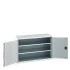 40014066 - Armoire CUBIO SMF-1359-11 - Avec Portes Perfo et 2 Tablettes - LxPxH 1300x525x900mm - Gris Clair RAL 7035 40014066 - Armoire CUBIO SMF-1359-11 - Avec Portes Perfo et 2 Tablettes - LxPxH 1300x525x900mm - Gris Clair RAL 7035
