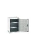 40019163 - Armoire CUBIO SMF-669-11 - Avec Portes Perfo et 2 Tablettes - LxPxH 650x650x900mm - Gris Clair RAL 7035 40019163 - Armoire CUBIO SMF-669-11 - Avec Portes Perfo et 2 Tablettes - LxPxH 650x650x900mm - Gris Clair RAL 7035