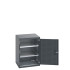 40019163 - Armoire CUBIO SMF-669-11 - Avec Portes Perfo et 2 Tablettes - LxPxH 650x650x900mm - Full Gris Anthracite RAL 7016 40019163 - Armoire CUBIO SMF-669-11 - Avec Portes Perfo et 2 Tablettes - LxPxH 650x650x900mm - Full Gris Anthracite RAL 7016