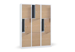 Armoire vestiaires porte en bois