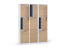 Armoire vestiaires porte en bois