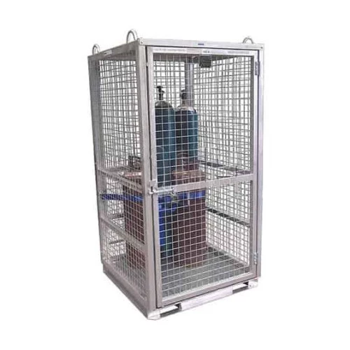 Box de stockage grillagé pour bouteilles de gaz