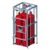 Panier élingable 4 bouteilles pour stockage et manutention, 35 litres/70 kg chacune, charge max 280kg Panier élingable 4 bouteilles pour stockage et manutention, 35 litres/70 kg chacune, charge max 280kg