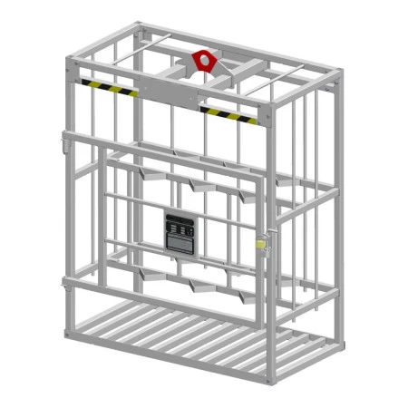 Pour le stockage sécurisé de bouteilles de gaz. Pour le stockage sécurisé de bouteilles de gaz.