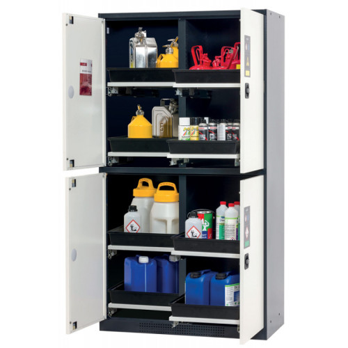Armoire de sécurité compartimentée double paroi