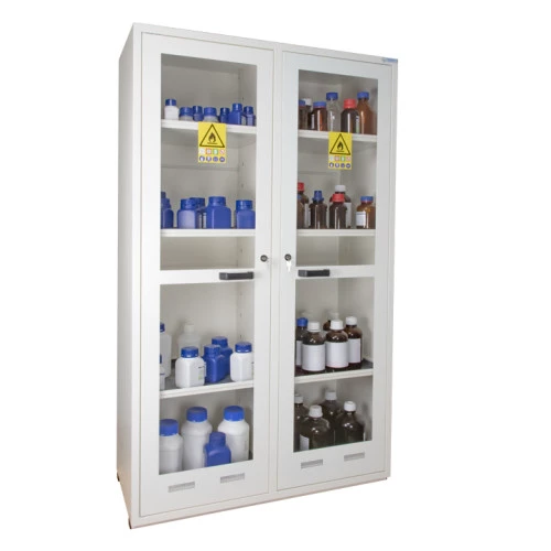 Armoire multirisques à portes vitrées