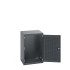 40019090 - Armoire CUBIO SMLF-6610-2 - Avec Portes à Bacs - LxPxH 650x650x1000mm - Full Gris anthracite RAL 7016 40019090 - Armoire CUBIO SMLF-6610-2 - Avec Portes à Bacs - LxPxH 650x650x1000mm - Full Gris anthracite RAL 7016