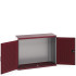 40014014 - Armoire CUBIO SMLF-13510-2 - Avec Portes à Bacs - LxPxH 1050x525x1000mm - Rouge Pourpre RAL 3004 40014014 - Armoire CUBIO SMLF-13510-2 - Avec Portes à Bacs - LxPxH 1050x525x1000mm - Rouge Pourpre RAL 3004