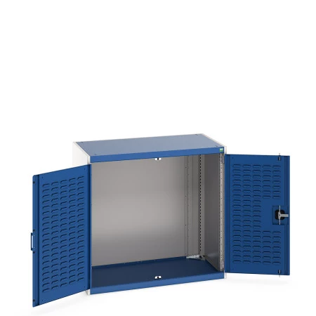 40021062 - Armoire CUBIO SMLF-10610-2 - Avec Portes à Bacs - LxPxH 1050x650x1000mm - Bleu Gentiane RAL 5010 40021062 - Armoire CUBIO SMLF-10610-2 - Avec Portes à Bacs - LxPxH 1050x650x1000mm - Bleu Gentiane RAL 5010