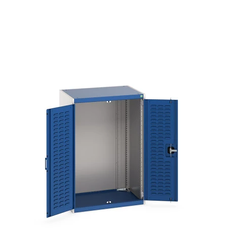 40020088 - Armoire CUBIO SMLF-8612-2 - Avec Portes à Bacs - LxPxH 800x650x1200mm - Bleu Gentiane RAL 5010 40020088 - Armoire CUBIO SMLF-8612-2 - Avec Portes à Bacs - LxPxH 800x650x1200mm - Bleu Gentiane RAL 5010