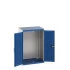40020088 - Armoire CUBIO SMLF-8612-2 - Avec Portes à Bacs - LxPxH 800x650x1200mm - Bleu Gentiane RAL 5010 40020088 - Armoire CUBIO SMLF-8612-2 - Avec Portes à Bacs - LxPxH 800x650x1200mm - Bleu Gentiane RAL 5010