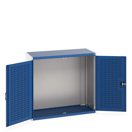 40021064 - Armoire CUBIO SMLF-10612-2 - Avec Portes à Bacs - LxPxH 1050x650x1200mm - Bleu Gentiane RAL 5010 40021064 - Armoire CUBIO SMLF-10612-2 - Avec Portes à Bacs - LxPxH 1050x650x1200mm - Bleu Gentiane RAL 5010