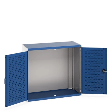 40022016 - Armoire CUBIO SMLF-13612-2 - Avec Portes à Bacs - LxPxH 1300x650x1200mm - Bleu Gentiane RAL 5010 40022016 - Armoire CUBIO SMLF-13612-2 - Avec Portes à Bacs - LxPxH 1300x650x1200mm - Bleu Gentiane RAL 5010