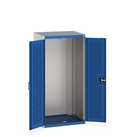 40020090 - Armoire CUBIO SMLF-8616-2 - Avec Portes à Bacs - LxPxH 800x650x1600mm - Bleu Gentiane RAL 5010 40020090 - Armoire CUBIO SMLF-8616-2 - Avec Portes à Bacs - LxPxH 800x650x1600mm - Bleu Gentiane RAL 5010