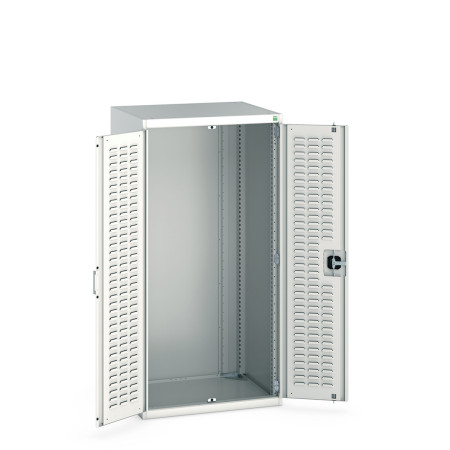 40020090 - Armoire CUBIO SMLF-8616-2 - Avec Portes à Bacs - LxPxH 800x650x1600mm - Gris Clair RAL 7035 40020090 - Armoire CUBIO SMLF-8616-2 - Avec Portes à Bacs - LxPxH 800x650x1600mm - Gris Clair RAL 7035