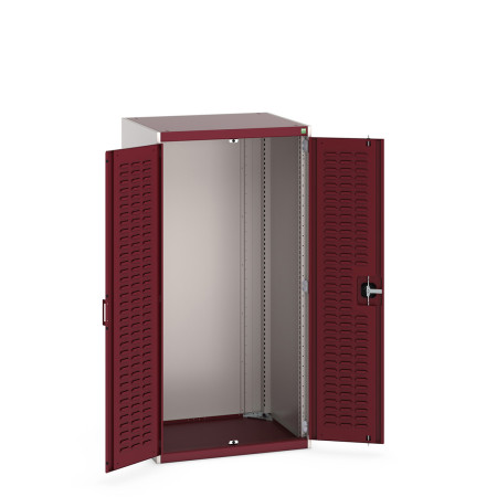 40020090 - Armoire CUBIO SMLF-8616-2 - Avec Portes à Bacs - LxPxH 800x650x1600mm - Rouge Pourpre RAL 3004 40020090 - Armoire CUBIO SMLF-8616-2 - Avec Portes à Bacs - LxPxH 800x650x1600mm - Rouge Pourpre RAL 3004
