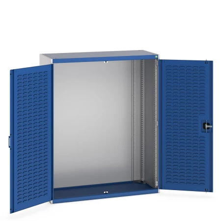 40022018 - Armoire CUBIO SMLF-13616-2 - Avec Portes à Bacs - LxPxH 1300x650x1600mm - Bleu Gentiane RAL 5010 40022018 - Armoire CUBIO SMLF-13616-2 - Avec Portes à Bacs - LxPxH 1300x650x1600mm - Bleu Gentiane RAL 5010