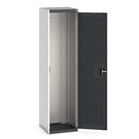 40010074 - Armoire CUBIO SMLF-5520-2 - Avec Portes à Bacs - LxPxH 525x525x2000mm - Gris Anthracite RAL 7016