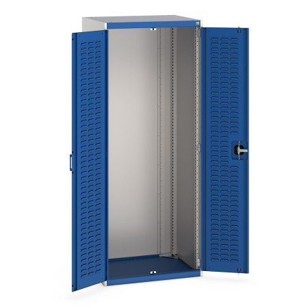40020092 - Armoire CUBIO SMLF-8620-2 - Avec Portes à Bacs - LxPxH 800x650x2000mm - Bleu Gentiane RAL 5010 40020092 - Armoire CUBIO SMLF-8620-2 - Avec Portes à Bacs - LxPxH 800x650x2000mm - Bleu Gentiane RAL 5010