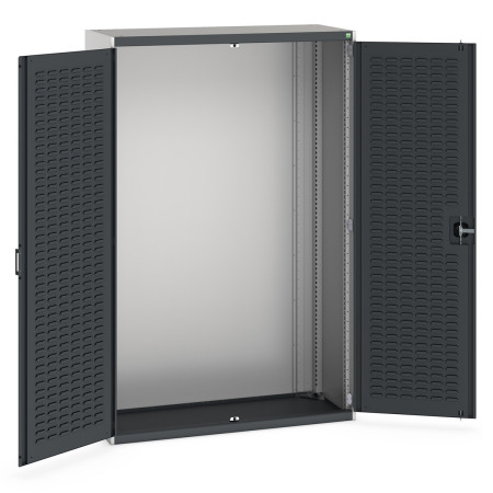 40014020 - CUBIO Armoire SMLF-13520-2 - Avec Portes à Bacs - LxPxH 1300x525x2000mm - Gris Anthracite RAL 7016 40014020 - CUBIO Armoire SMLF-13520-2 - Avec Portes à Bacs - LxPxH 1300x525x2000mm - Gris Anthracite RAL 7016