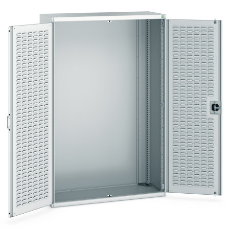 40014020 - CUBIO Armoire SMLF-13520-2 - Avec Portes à Bacs - LxPxH 1300x525x2000mm - Gris Clair RAL 7035 40014020 - CUBIO Armoire SMLF-13520-2 - Avec Portes à Bacs - LxPxH 1300x525x2000mm - Gris Clair RAL 7035