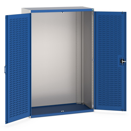 40022020 - CUBIO Armoire SMLF-13620-2 - Avec Portes à Bacs - LxPxH 1300x650x2000mm - Bleu Gentiane RAL 5010 40022020 - CUBIO Armoire SMLF-13620-2 - Avec Portes à Bacs - LxPxH 1300x650x2000mm - Bleu Gentiane RAL 5010
