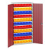 16926501 - VERSO Armoire à Bacs - Avec 10 Tablettes, 66 Bacs - LxPxH 1050x350x2000mm - Rouge Pourpre RAL 3004 16926501 - VERSO Armoire à Bacs - Avec 10 Tablettes, 66 Bacs - LxPxH 1050x350x2000mm - Rouge Pourpre RAL 3004