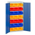 16926551 - VERSO Armoire à Bacs - Avec 6 Tablettes, 21 Bacs - LxPxH 1050x550x2000mm - Bleu Gentiane RAL 5010 16926551 - VERSO Armoire à Bacs - Avec 6 Tablettes, 21 Bacs - LxPxH 1050x550x2000mm - Bleu Gentiane RAL 5010