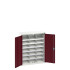 16926402 - VERSO Armoire à cases - 21 cases - LxPxH 800x350x1000mm - Rouge Pourpre RAL 3004 16926402 - VERSO Armoire à cases - 21 cases - LxPxH 800x350x1000mm - Rouge Pourpre RAL 3004