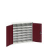 16926502 - VERSO Armoire à cases - 28 cases - LxPxH 1050x350x1000mm - Rouge Pourpre RAL 3004 16926502 - VERSO Armoire à cases - 28 cases - LxPxH 1050x350x1000mm - Rouge Pourpre RAL 3004