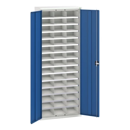 16926403 - VERSO Armoire à cases - 45 cases - LxPxH 800x350x2000mm - Bleu Gentiane RAL 5010 16926403 - VERSO Armoire à cases - 45 cases - LxPxH 800x350x2000mm - Bleu Gentiane RAL 5010