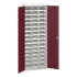 16926403 - VERSO Armoire à cases - 45 cases - LxPxH 800x350x2000mm - Rouge Pourpre RAL 3004 16926403 - VERSO Armoire à cases - 45 cases - LxPxH 800x350x2000mm - Rouge Pourpre RAL 3004