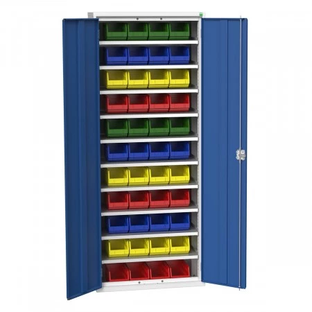 Armoire d'atelier 44 bacs à bec